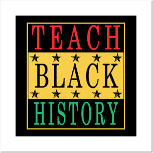 Teach Black History Posters and Art